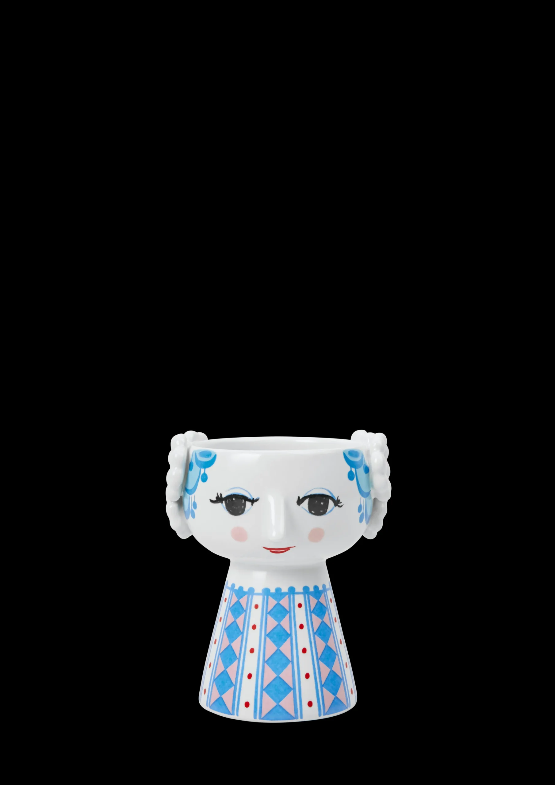 Bjørn Wiinblad Eva Lysestage H9.5 cm blå | Køb her