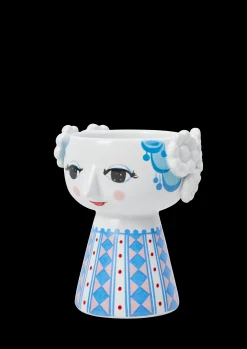 Bjørn Wiinblad Eva Lysestage H9.5 cm blå | Køb her