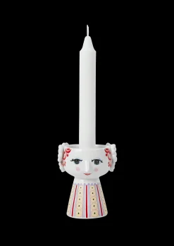 Bjørn Wiinblad Eva Lysestage H9.5 cm lavendel | Køb her