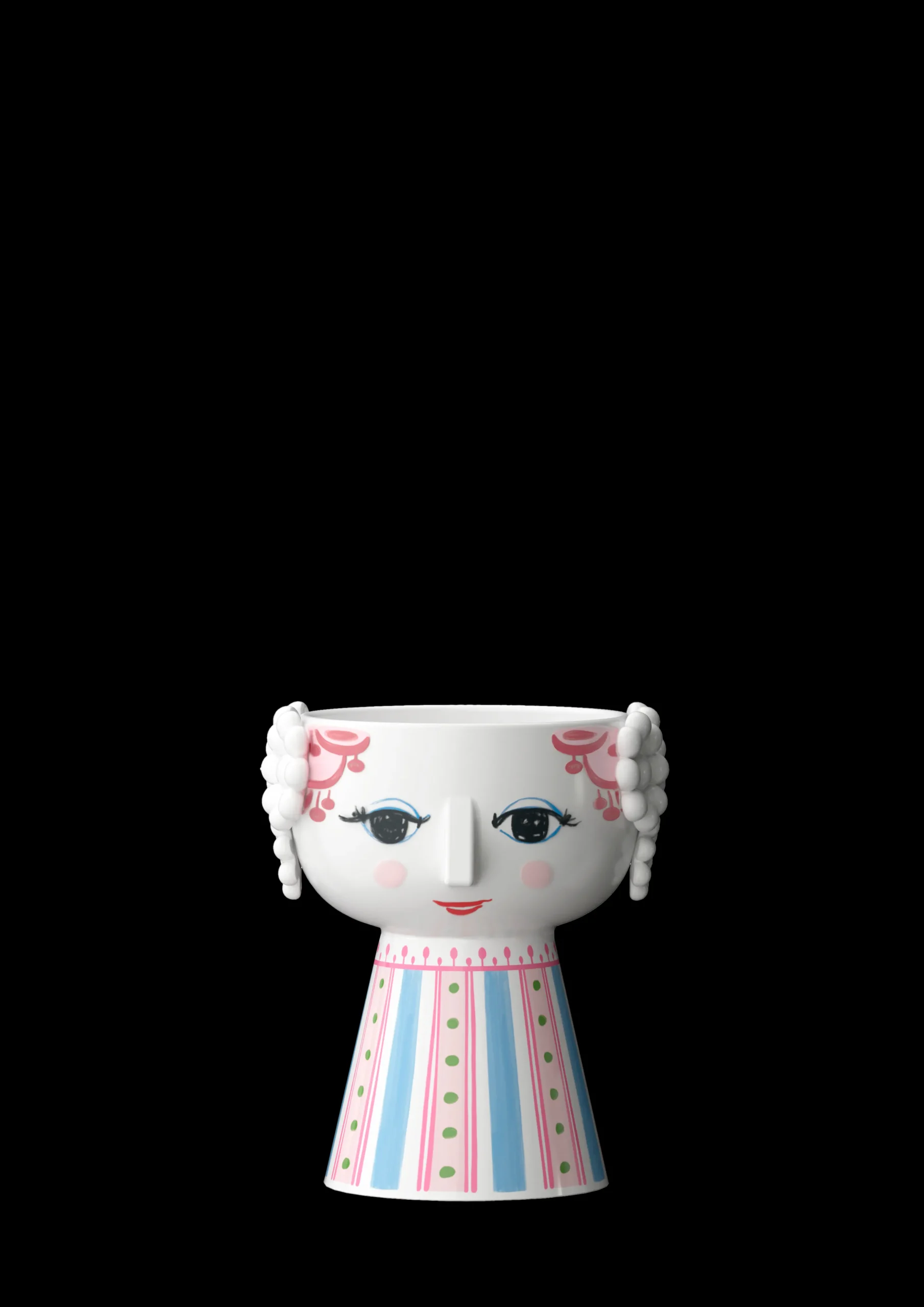 Bjørn Wiinblad Eva Lysestage H9.5 cm pink | Køb nu