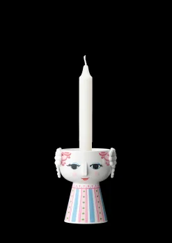 Bjørn Wiinblad Eva Lysestage H9.5 cm pink | Køb nu