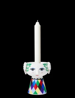 Bjørn Wiinblad Eva Lysestage H9.5 cm grøn | Køb her