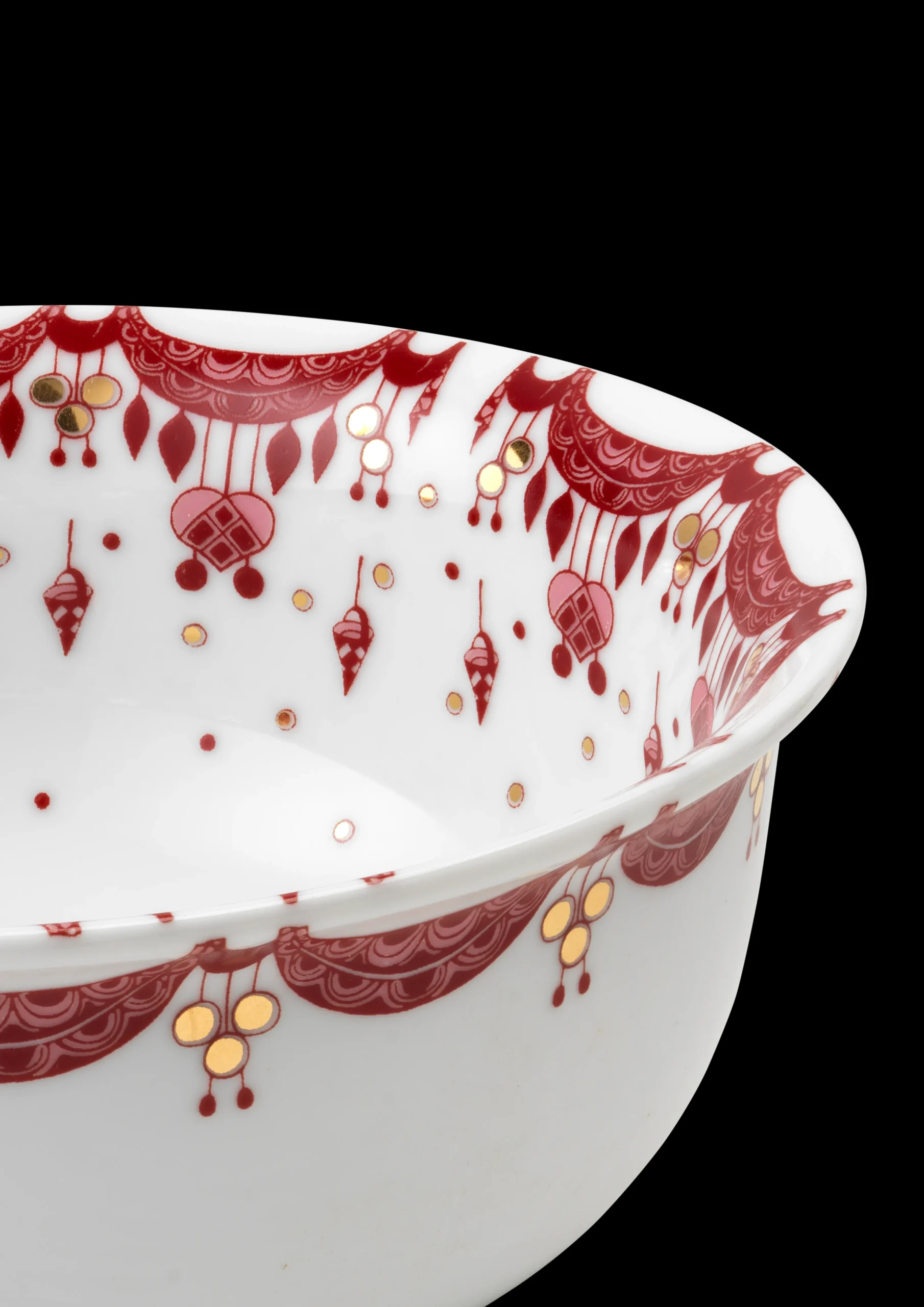 Bjørn Wiinblad Guirlande Juleskål Ø20 cm rød | Køb her