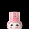 Bjørn Wiinblad Vase H15 cm i rosa fra serien Olga | Køb her