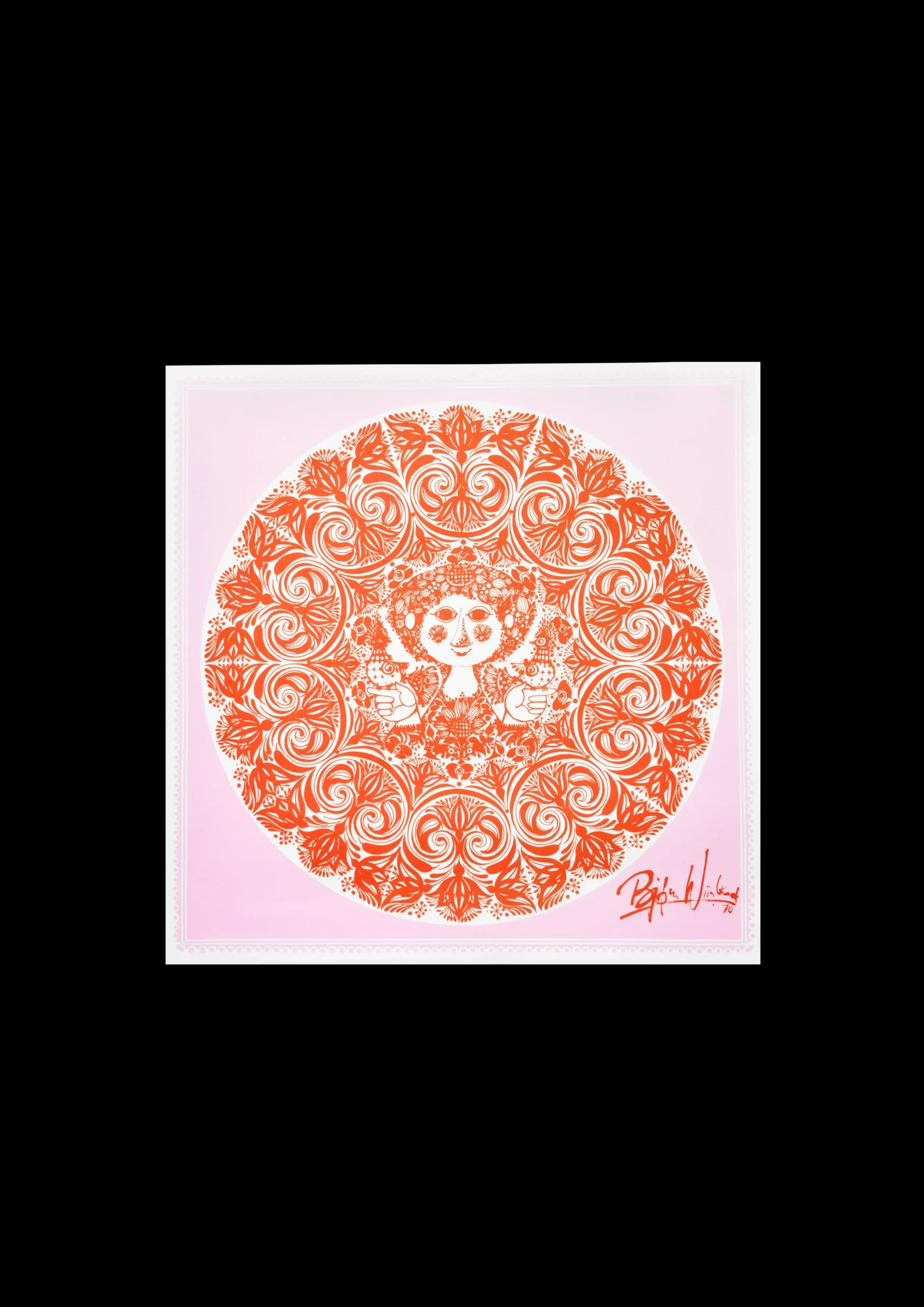 Bjørn Wiinblad Wiinblad Art Faience 30x30 cm i multi