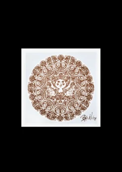 Bjørn Wiinblad Wiinblad Art Faience 30x30 cm blue multi