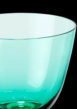 Holmegaard Flow Glas på fod 35 cl emerald green | Køb her