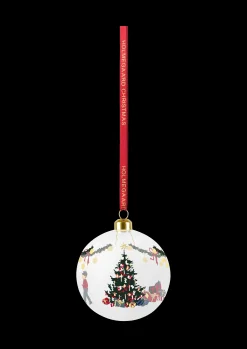 Holmegaard julekugle Juletræ Ø8 cm i klar | Køb her