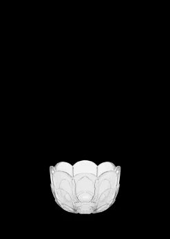 Holmegaard Lily Fyrfadsstage Ø7 cm klar | Køb hos os