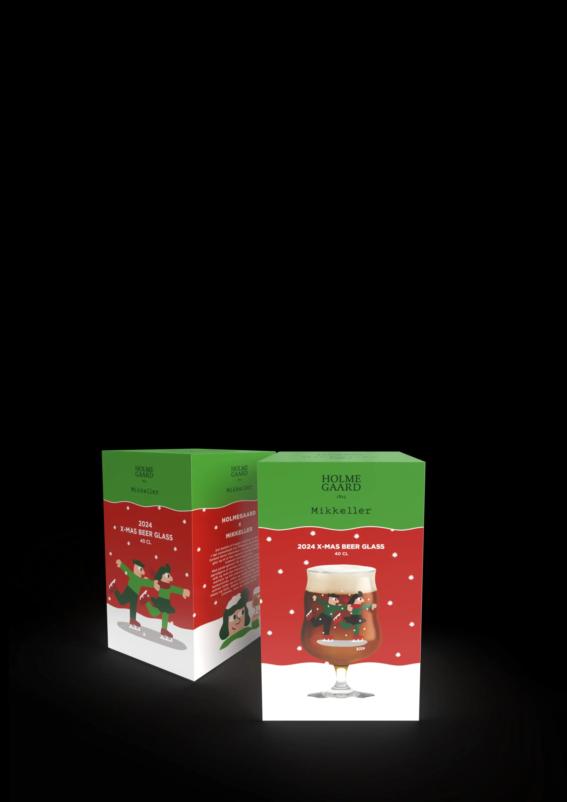 Holmegaard Mikkeller Universal Ølglas Christmas 2024 40 cl