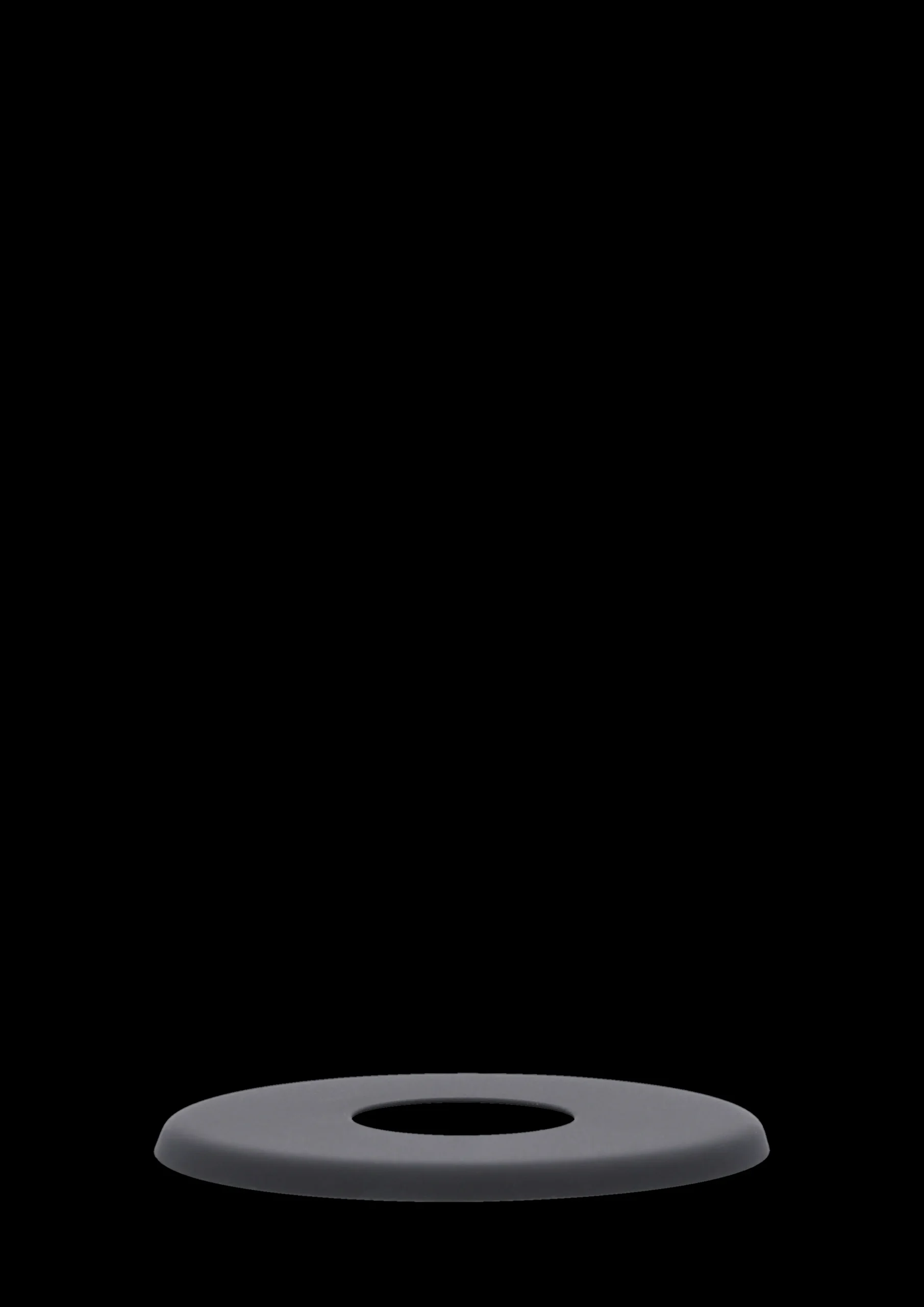 Holmegaard sort metalplade i sort | Køb hos Rosendahl