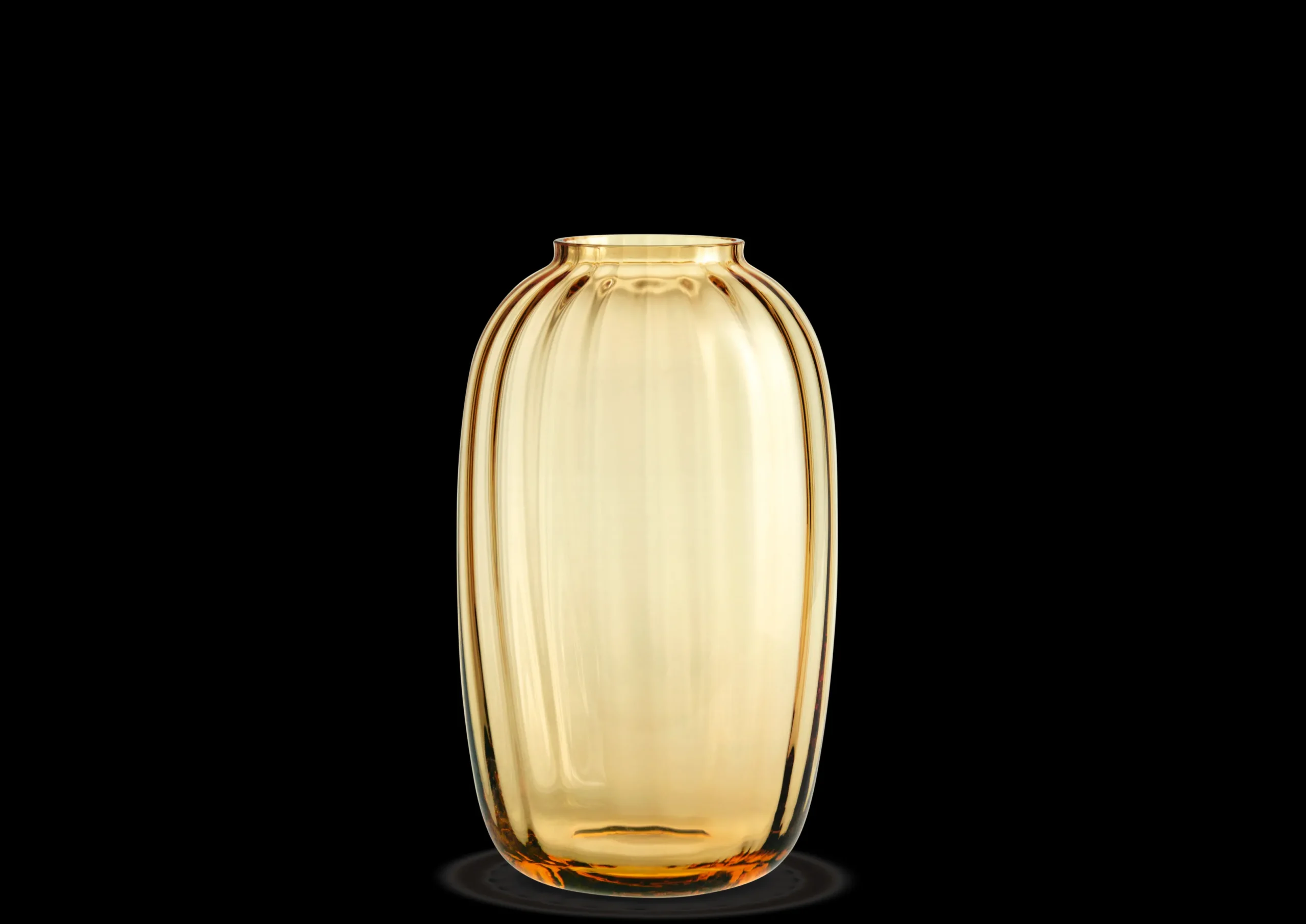 Holmegaard Vase H25.5 cm i gul fra serien Primula | Køb her