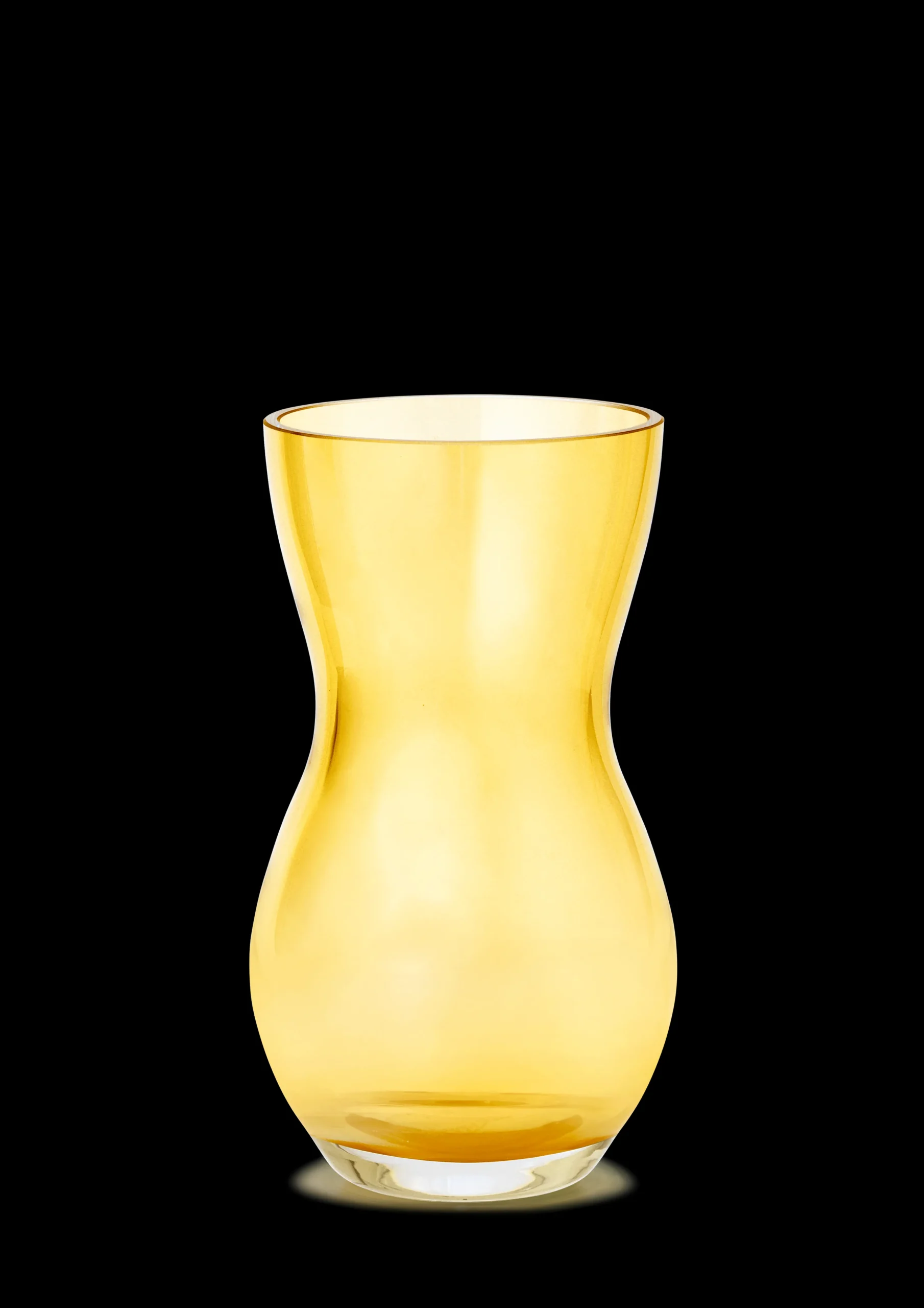 Holmegaard Vase H16 cm i gul fra serien Calabas | Køb her