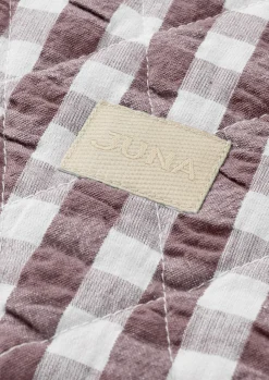 JUNA Bæk&Bølge Dalila Toiletbag 20x14 cm Chokolade/Hvid