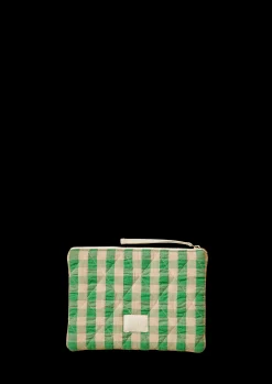 JUNA Bæk&Bølge Dalila Toiletbag 20x14 cm Grøn/Sand | Køb her