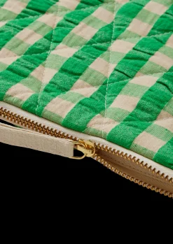 JUNA Bæk&Bølge Dalila Toiletbag 20x14 cm Grøn/Sand | Køb her