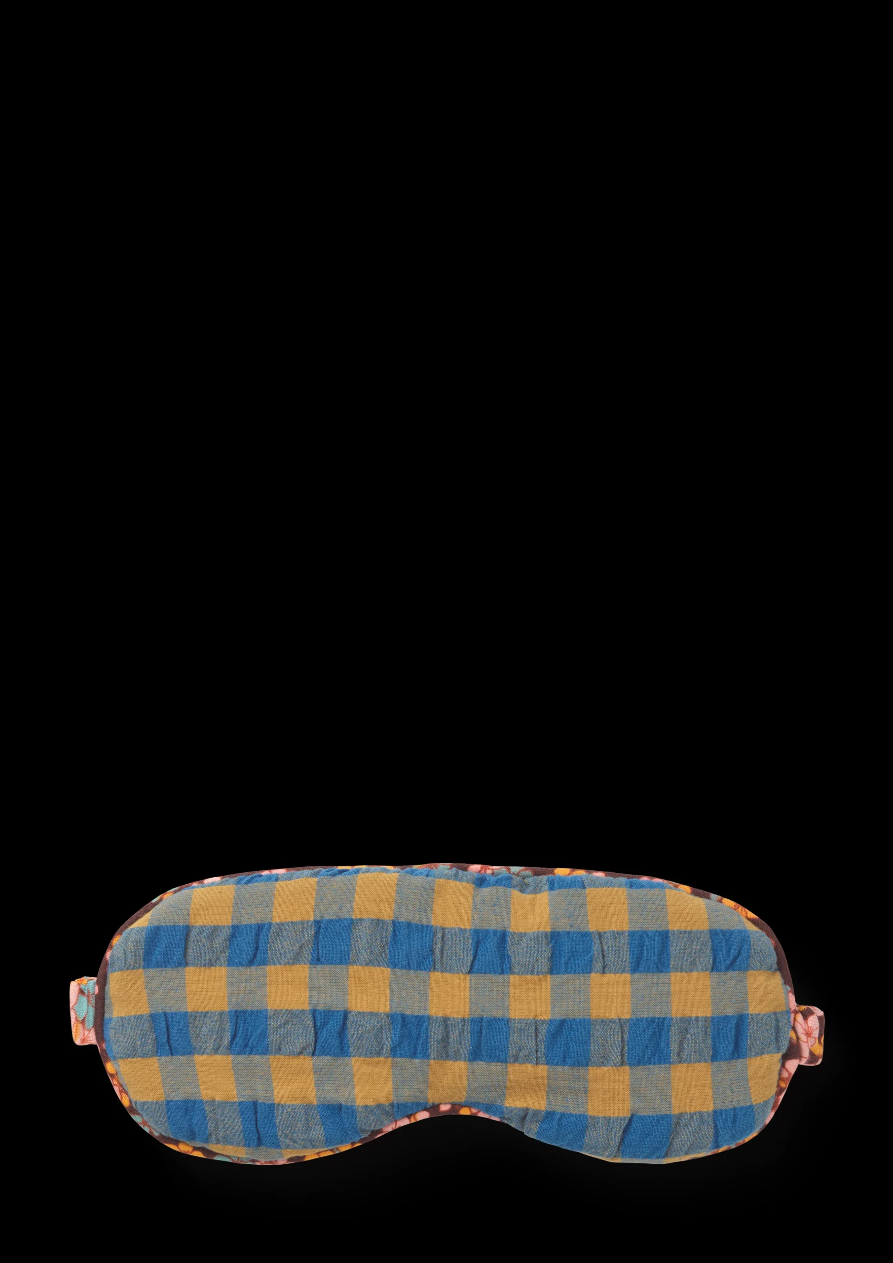 JUNA Bæk&Bølge Dodo Sovemaske blå/okker | Rosendahl.com