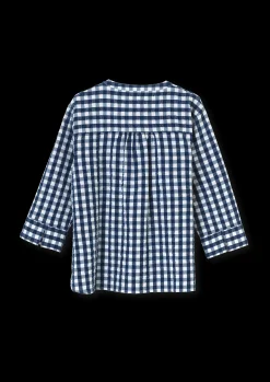 JUNA Bæk&Bølge Irene bluse XS mørk blå/hvid | Køb her