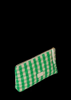 JUNA Bæk&Bølge Nola makeup pung grøn/sand | Rosendahl.com