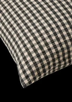 JUNA Bæk&Bølge Pudebetræk 63x60 cm sort/sand DK | Køb her