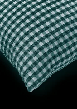 JUNA Bæk&Bølge Pudebetræk 60x50 cm grøn/lys blå SE | Køb nu