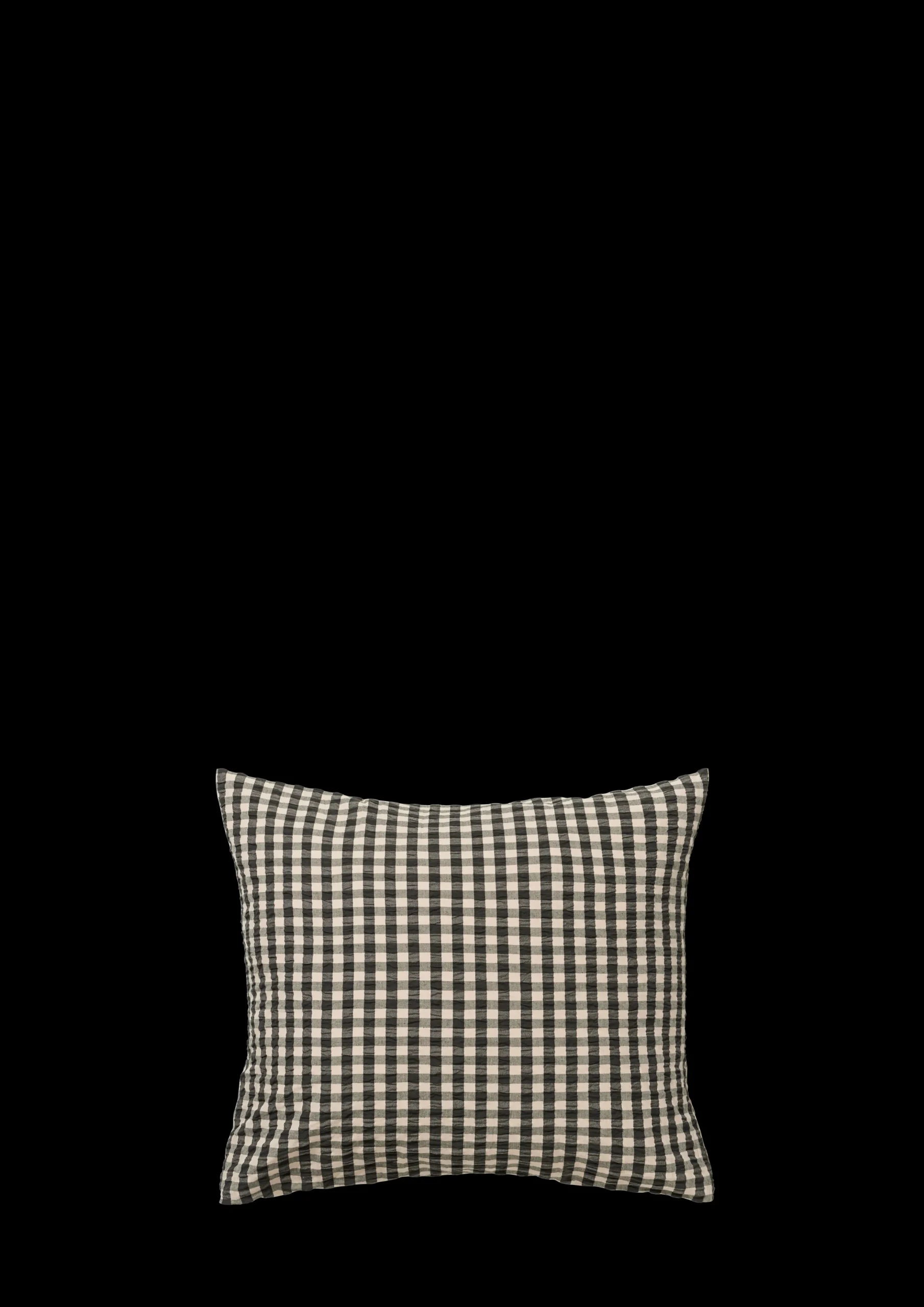 JUNA Bæk&Bølge Pudebetræk 60x50 cm sort/sand SE | Køb her