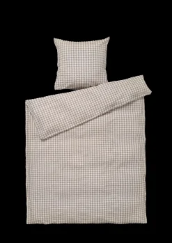 JUNA Bæk&Bølge Sengetøj 140x220 cm grå/birk DK | Køb her