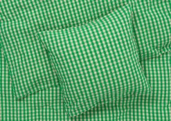 JUNA Bæk&Bølge Sengetøj 140x200 cm grøn/sand DK | Køb her