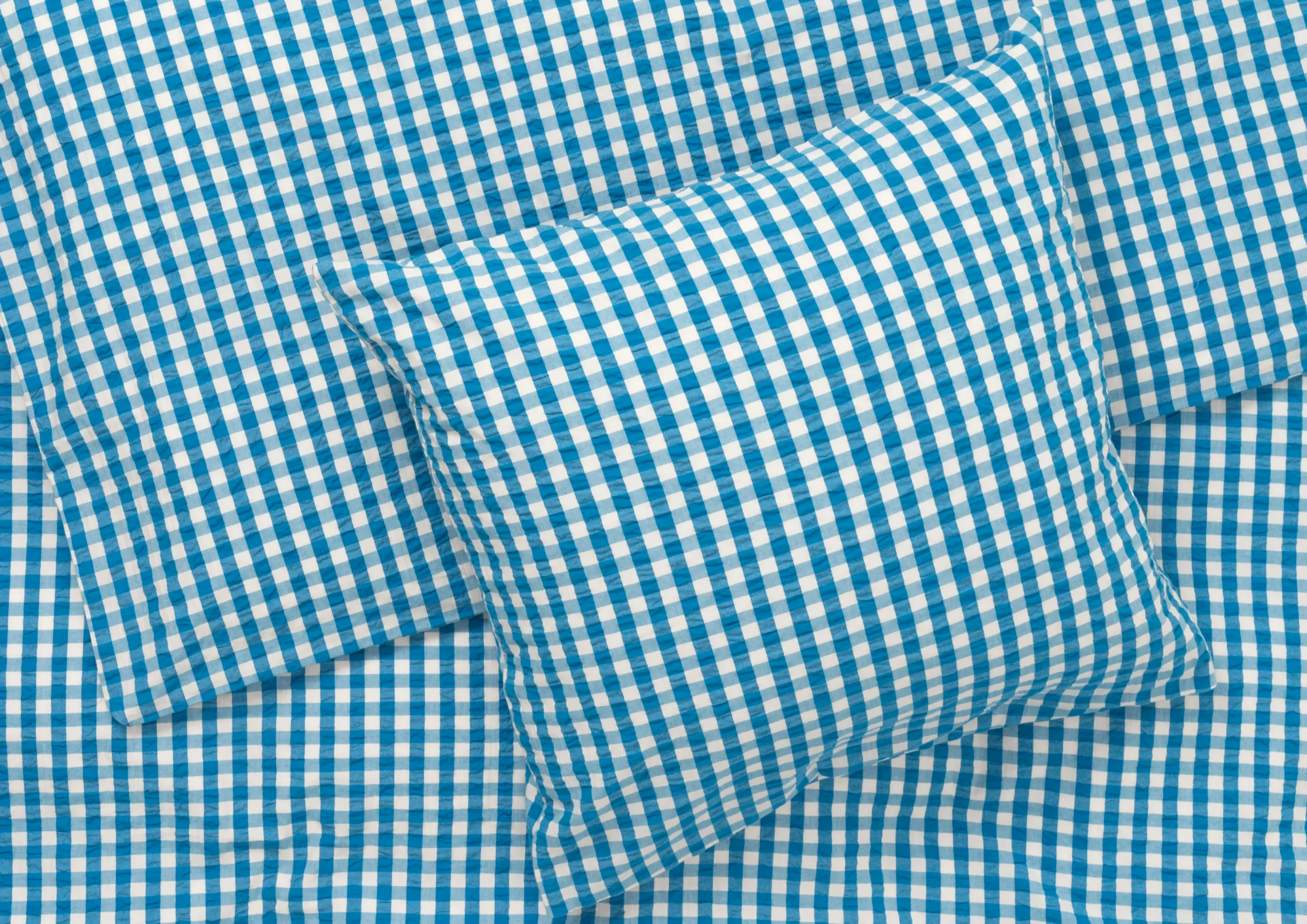 JUNA Bæk&Bølge Sengetøj 140x220 cm blå/birk DK - Køb her