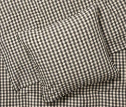 JUNA Bæk&Bølge Sengetøj 150x210 cm sort/sand SE | Køb her