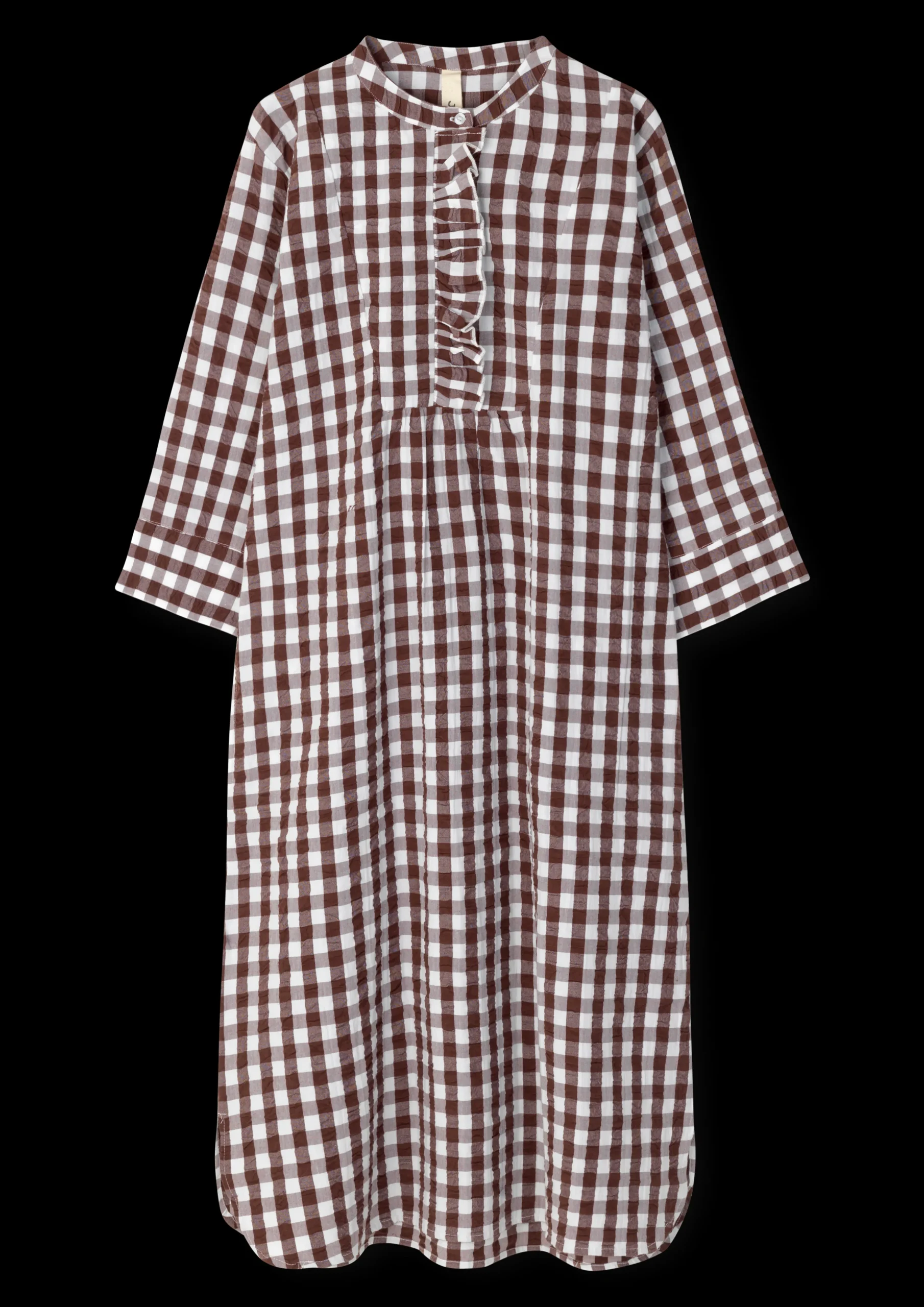 JUNA Bæk&Bølge Sonja dress XS chokolade/hvid | Køb her