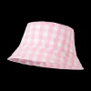 JUNA Bæk&Bølge Summer hat one size pink/hvid | Køb her