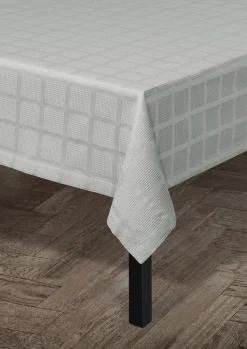 JUNA Damaskdug 150x320 cm i grå fra serien Brick | Køb her