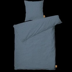 JUNA Diamant Sengetøj 150x210 cm støvet blå SE | Køb her