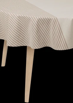 JUNA Dug rund Ø160 cm i sand fra serien Lines | Køb her