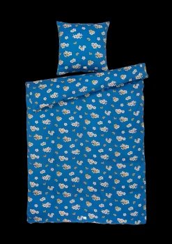 JUNA Grand Pleasantly Sengetøj 140x200 cm blå DK | Køb her