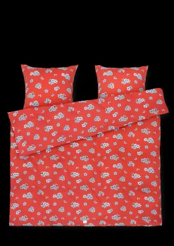 JUNA Grand Pleasantly Sengetøj 220x220 cm chili SE | Køb her