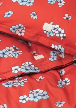 JUNA Grand Pleasantly Sengetøj 220x220 cm chili SE | Køb her