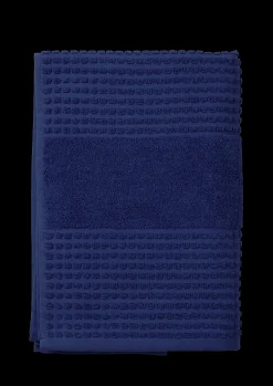 JUNA Håndklæde 70x140 cm i blå fra serien Check | Køb her