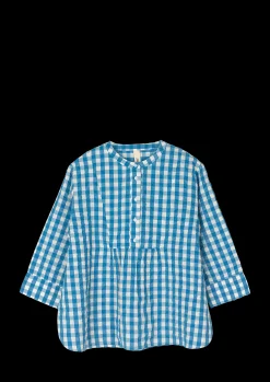 JUNA Irene shirt S/M i blå fra serien Bæk&Bølge | Køb her