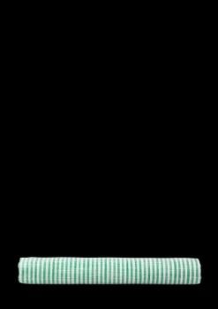 JUNA Monochrome Lines Pudebetræk 60x50cm grøn/hvid | Køb her