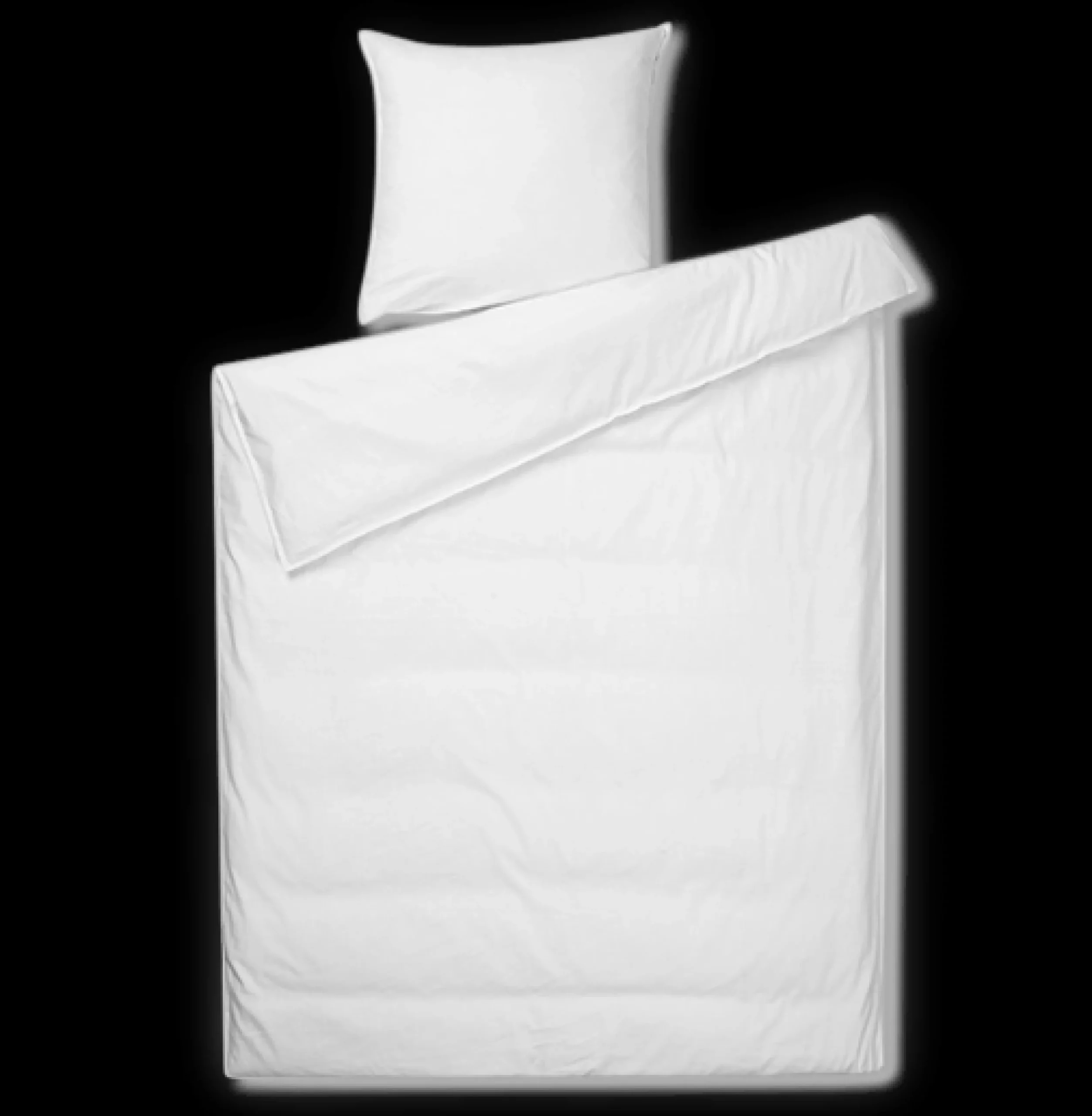 JUNA Monochrome Sengetøj 150x210 cm hvid SE | Køb her