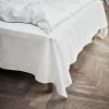 JUNA Percale Fladt lagen 240x260 cm hvid | Køb her