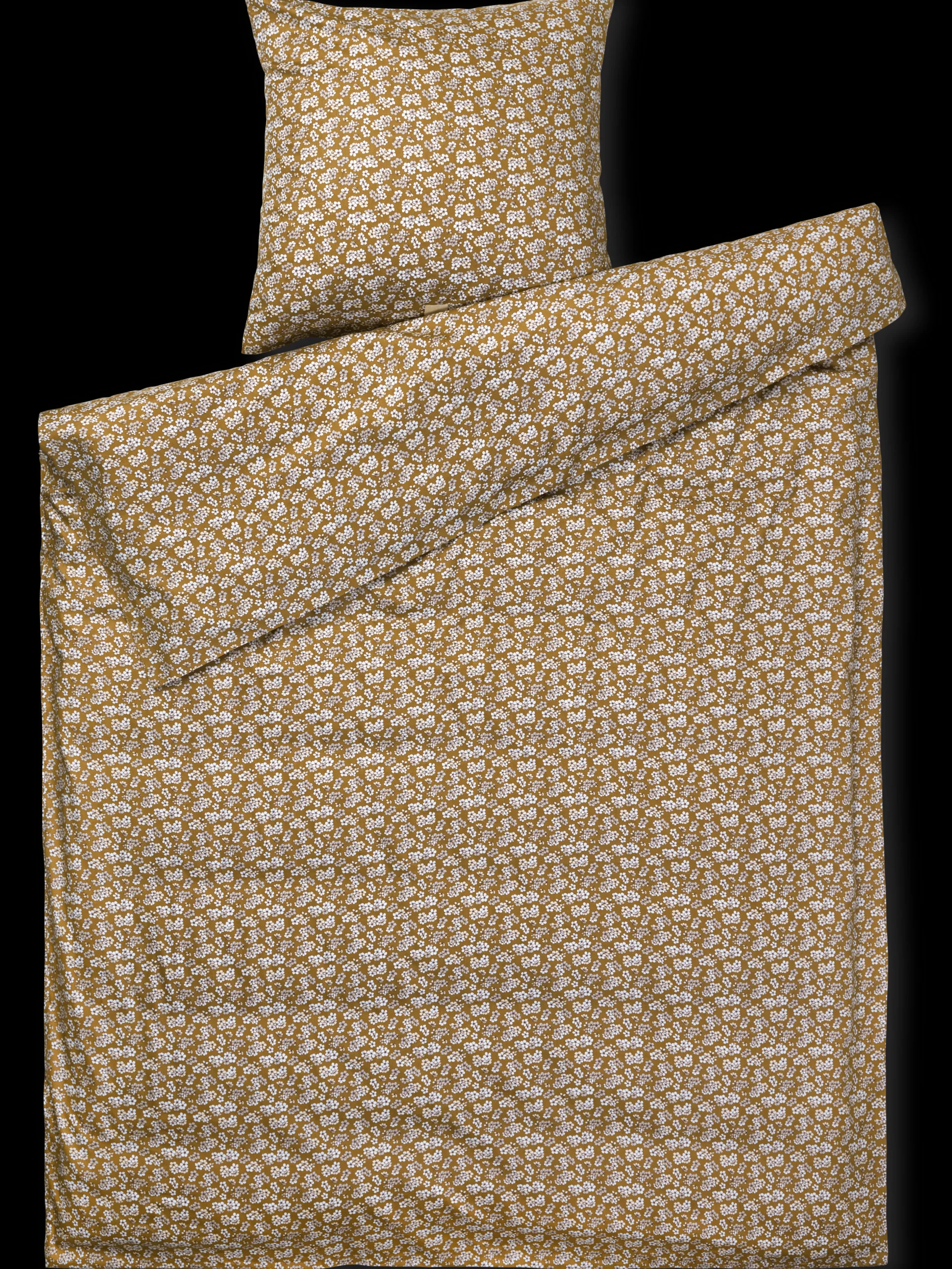 JUNA Pleasantly Sengetøj 140x220 cm sennep DK | Køb her