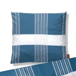 JUNA Pudebetræk 60x50 cm i blå fra serien Road | Køb her