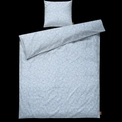 JUNA Sengetøj 150x210 cm i blå fra serien Paisley | Køb her