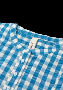 JUNA Sonja dress S/M i blå fra serien Bæk&Bølge | Køb her