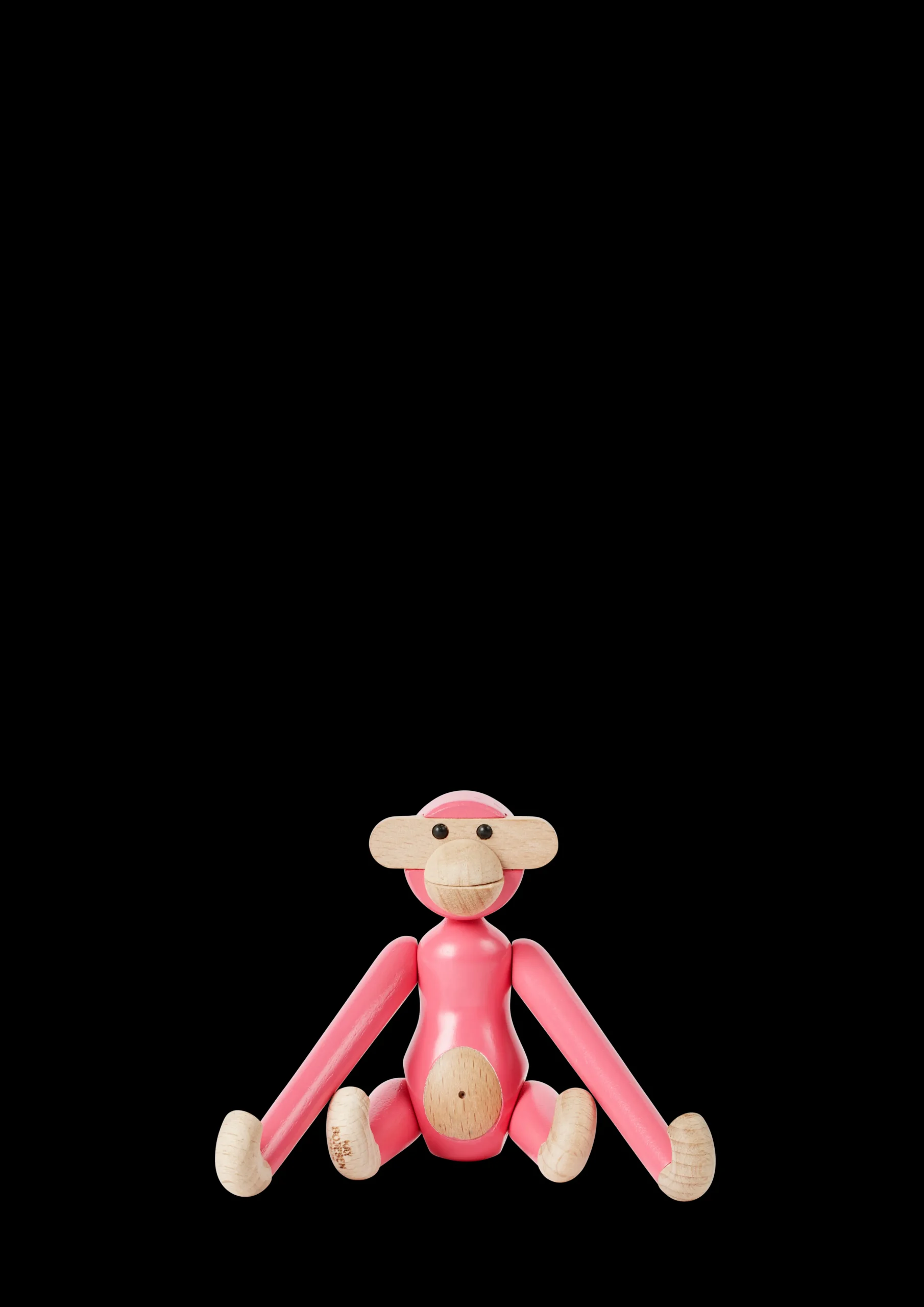 Kay Bojesen Abe mini i rosa fra serien Monkey | Køb her