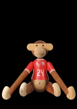 Kay Bojesen Abe x DBU Herre 2024 stor teak/limba - Køb her