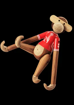 Kay Bojesen Abe x DBU Herre 2024 stor teak/limba - Køb her